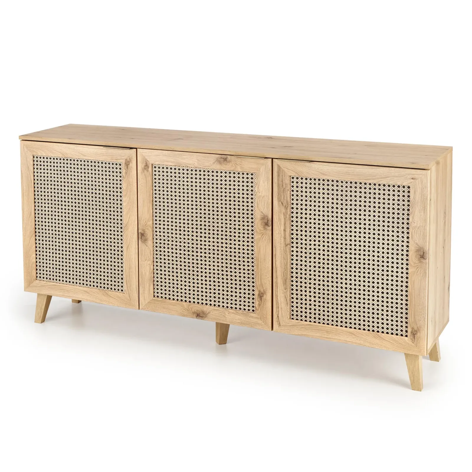 Garnero Arredamenti Madie Moderne|Madie Moderne-Madia 160x85h cm 3 ante 3 ripiani moderna rovere Sombra