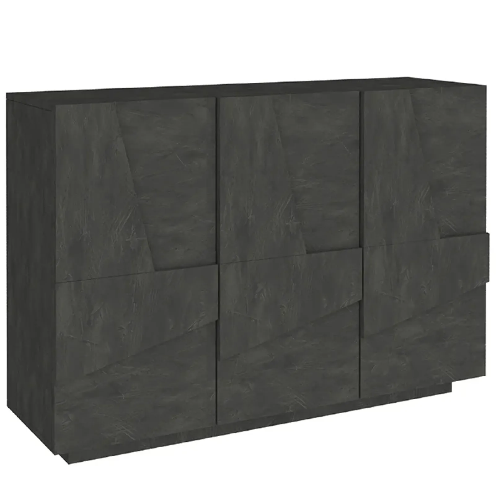 Garnero Arredamenti Madie Moderne|Madie Moderne-Madia 120x86h cm 3 ante moderna decorate Zenzero Ossido