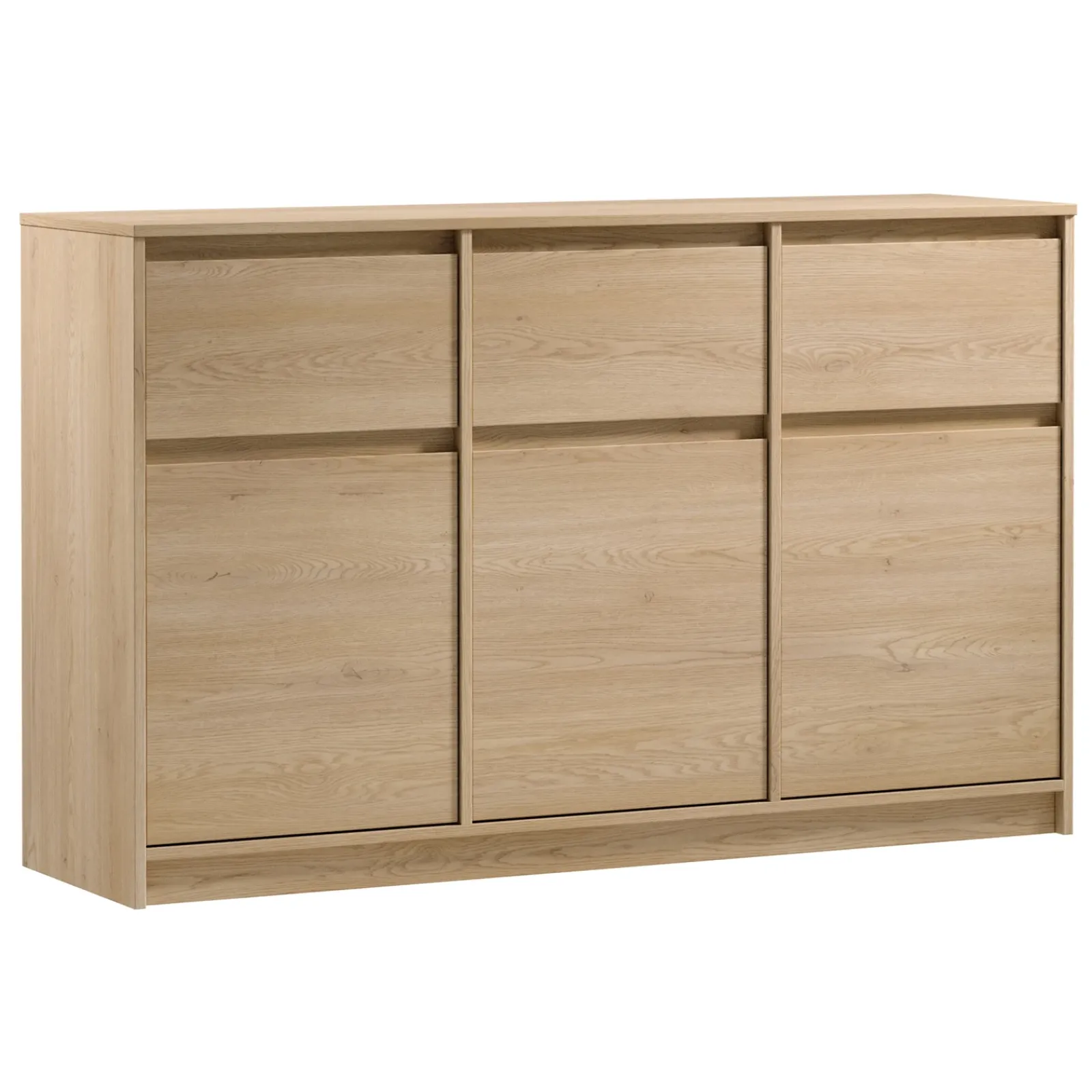 Garnero Arredamenti Credenze Moderne|Madie Moderne-Madia 138x87h cm 3 ante moderna rovere Funny