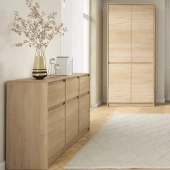 Garnero Arredamenti Credenze Moderne|Madie Moderne-Madia 138x87h cm 3 ante moderna rovere Funny