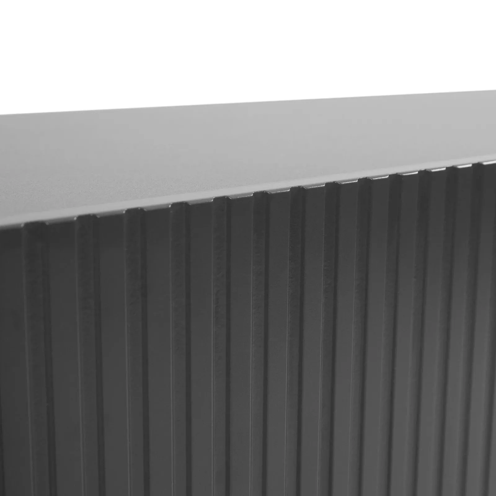 Garnero Arredamenti Madie Moderne|Madie Moderne-Madia 151x83h cm 3 ante moderna industrial cannettato Essence Antracite