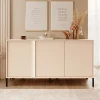 Garnero Arredamenti Madie Moderne|Madie Moderne-Madia 153x82h cm 3 ante moderna beige Melly