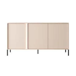 Garnero Arredamenti Madie Moderne|Madie Moderne-Madia 153x82h cm 3 ante moderna beige Melly