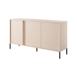 Garnero Arredamenti Madie Moderne|Madie Moderne-Madia 153x82h cm 3 ante moderna beige Melly