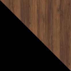 Garnero Arredamenti Credenze Moderne|Madie Moderne-Madia 200x81h cm 4 ante soggiorno noce nero Wild Noce - Nero opaco