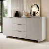 Garnero Arredamenti Credenze Moderne|Madie Moderne-Madia 180x90h cm 2 ante soggiorno grigio Stone