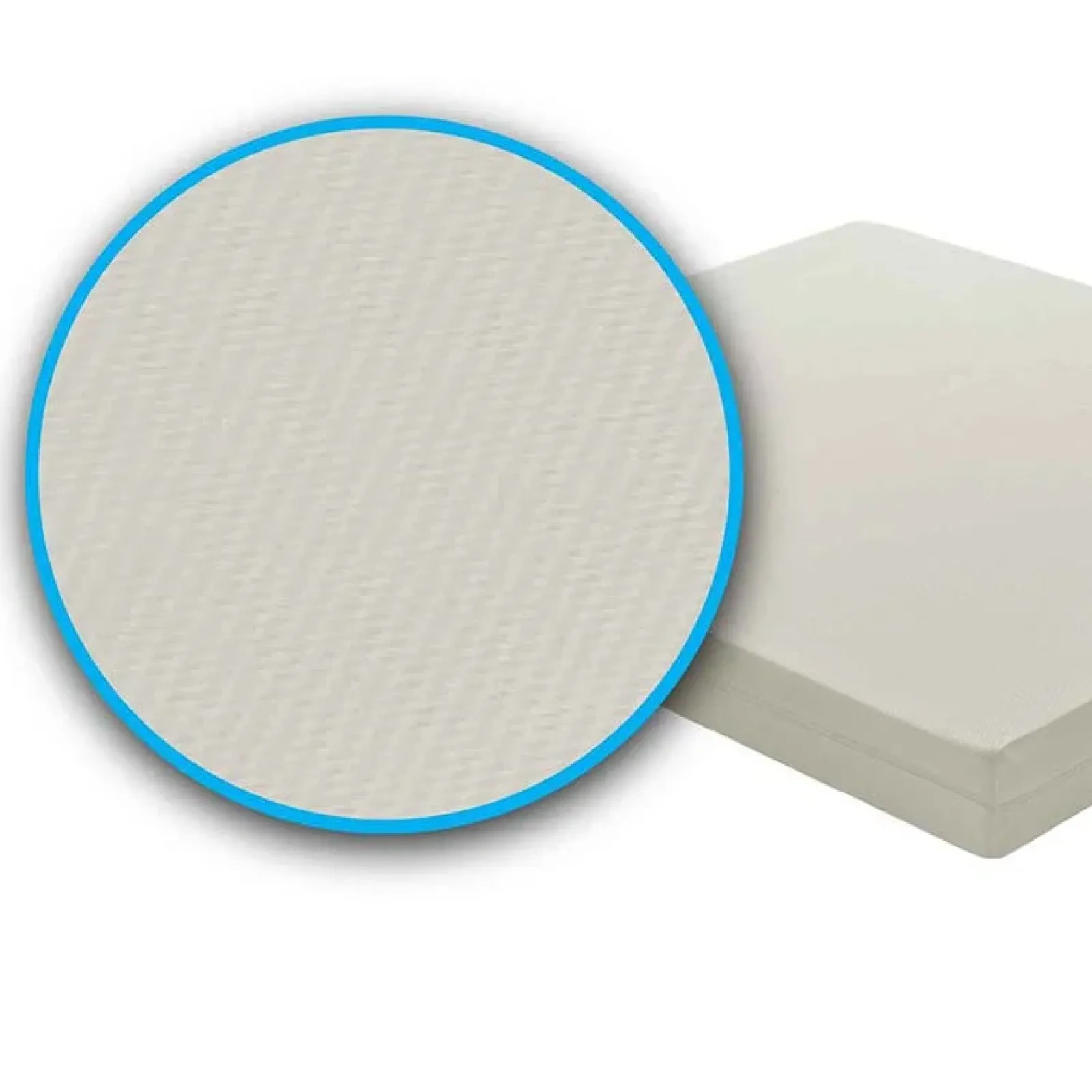 Garnero Arredamenti Materassi In Schiuma|Materassi In Schiuma-Materasso matrimoniale sfoderabile 160x190cm schiumato ad acqua Easy