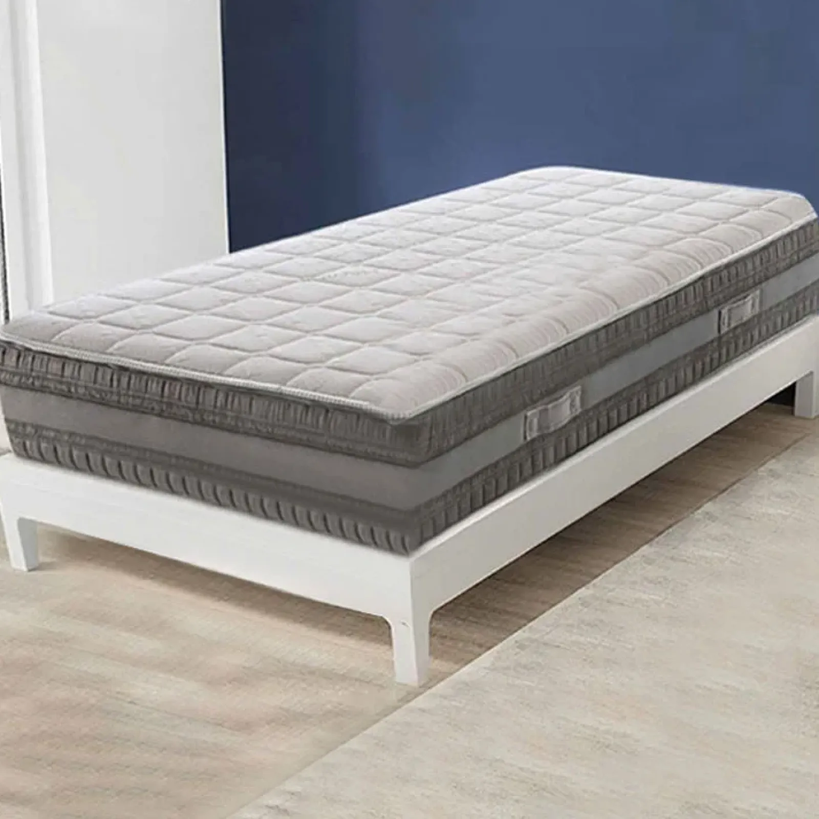 Garnero Arredamenti Materassi In Memory|Materassi In Memory-Materasso singolo memory sfoderabile 90x190cm schiumato Silver