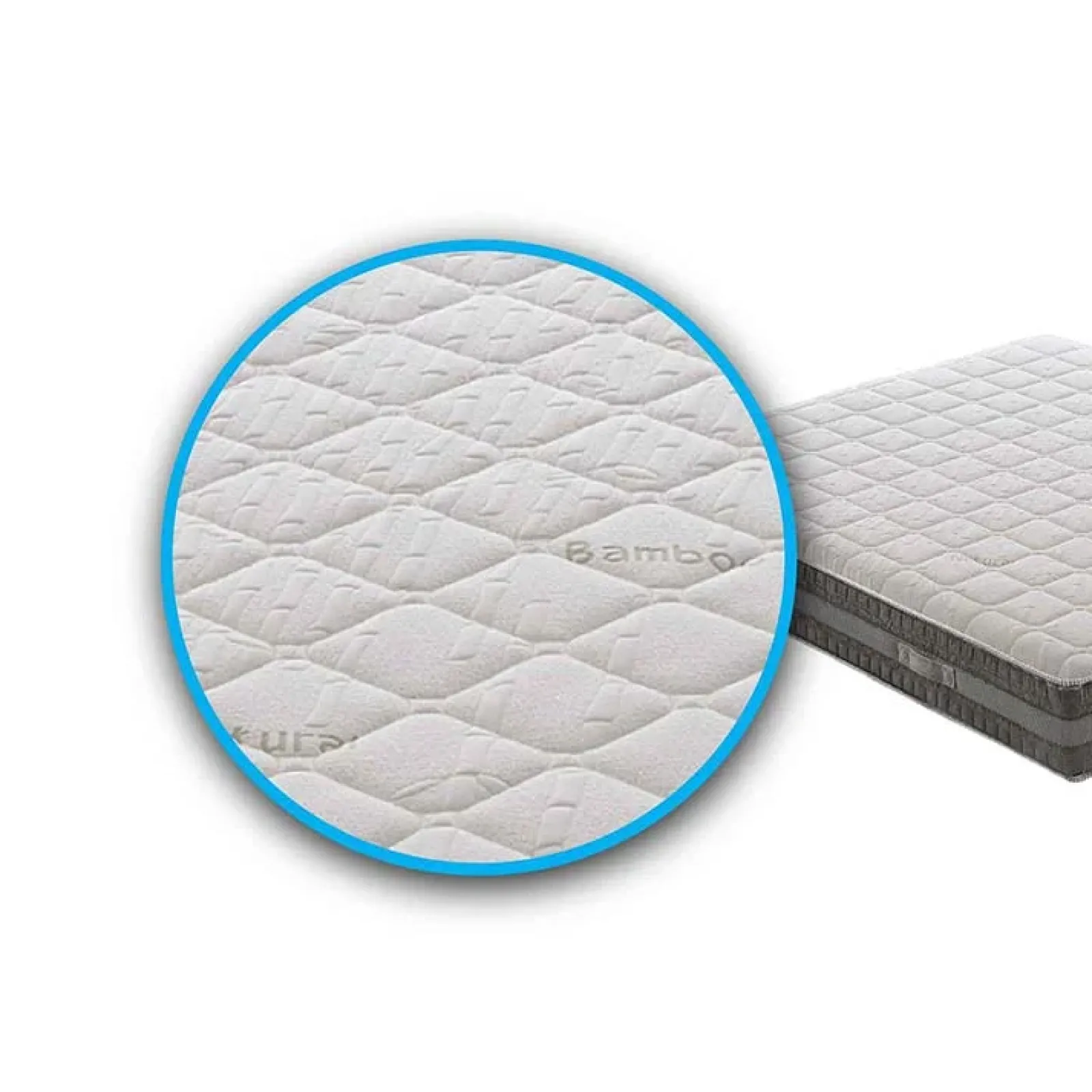 Garnero Arredamenti Materassi In Memory|Materassi In Memory-Materasso singolo memory sfoderabile 90x190cm schiumato Silver