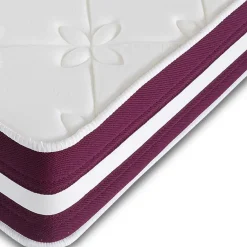 Garnero Arredamenti Materassi In Schiuma|Materassi In Schiuma-Materasso singolo 90x190cm doppio strato memory antiacaro H. 24cm Superior Memory