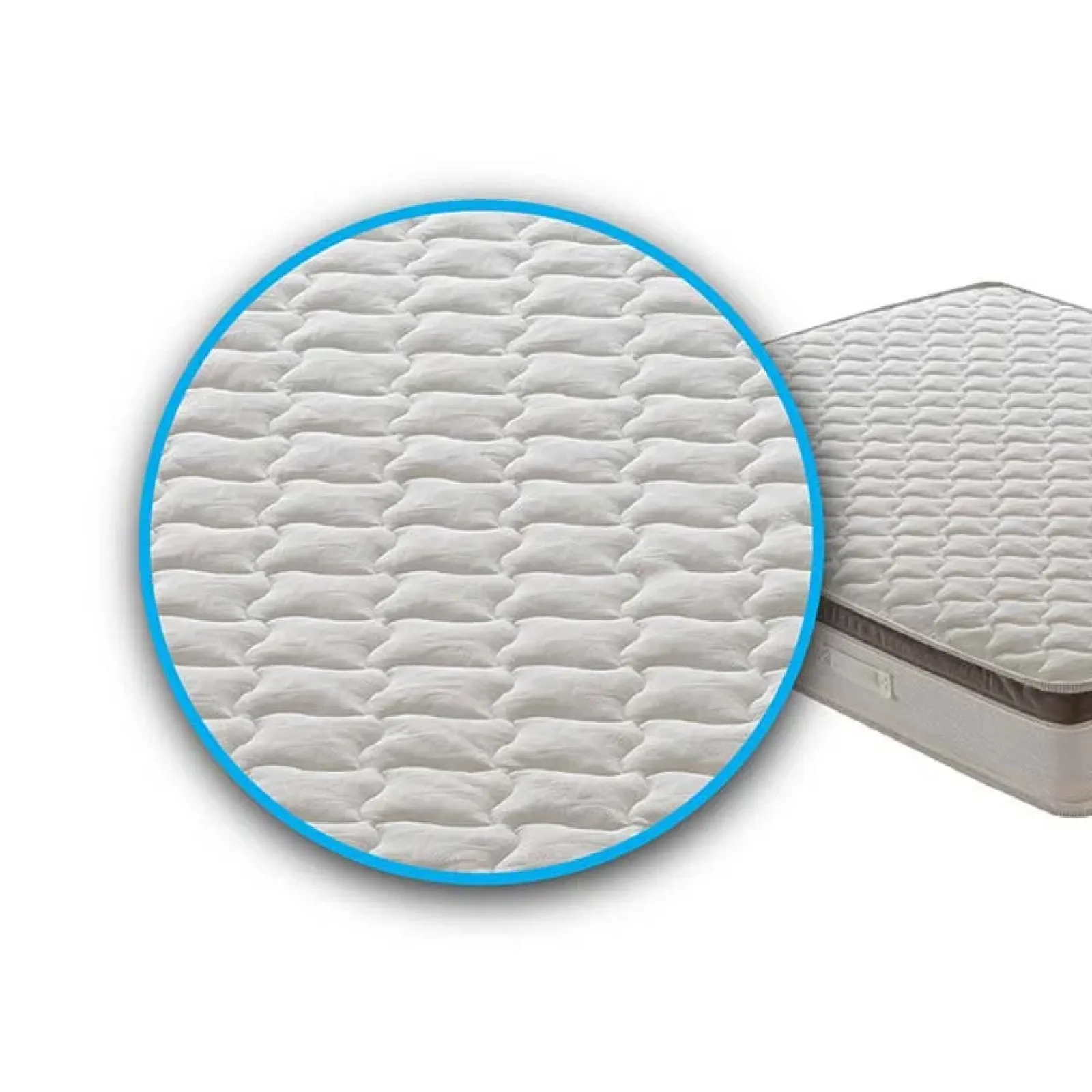 Garnero Arredamenti Materassi A Molle|Materassi A Molle-Materasso 160x200cm matrimoniale memory con molle Dolce Sonno