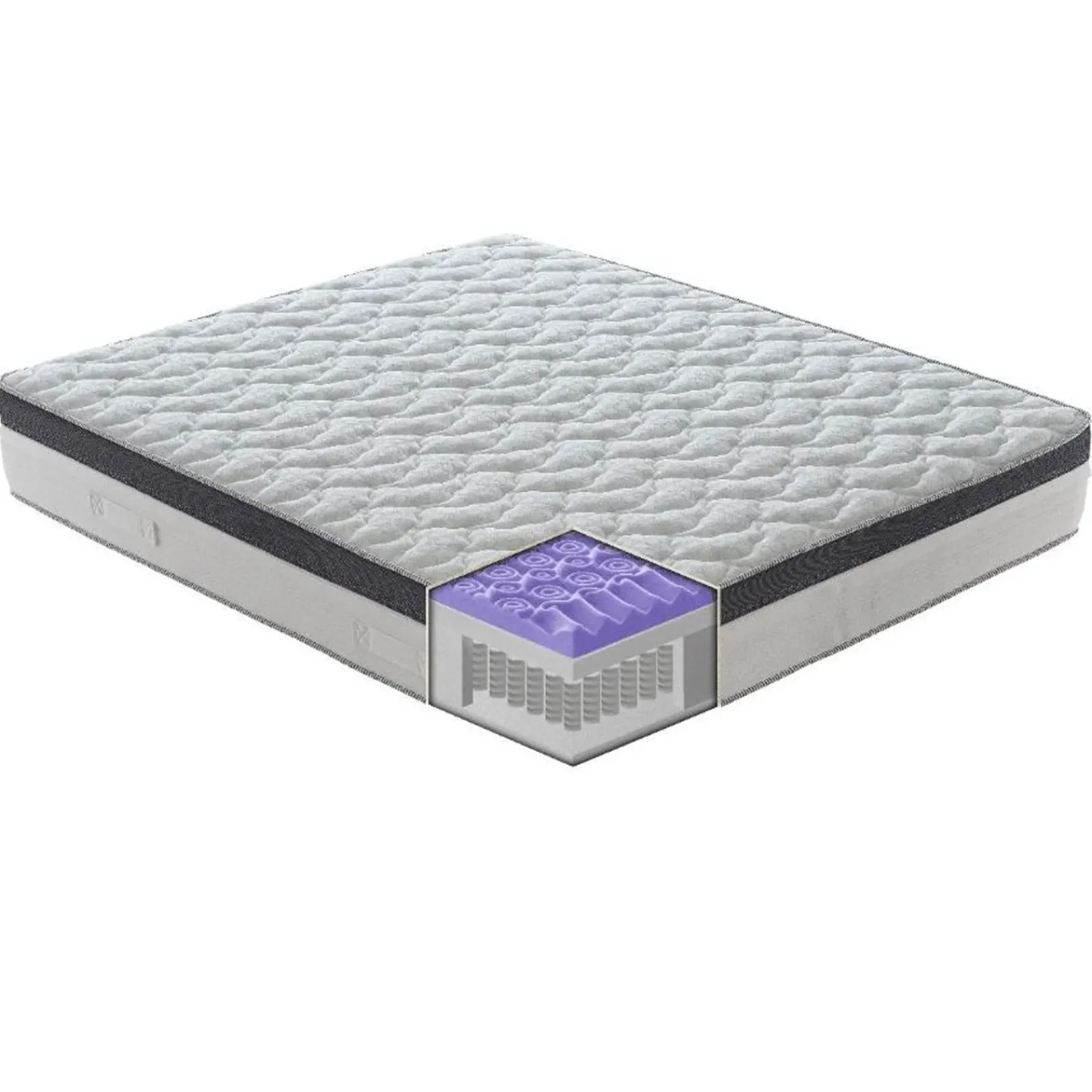 Garnero Arredamenti Materassi In Memory|Materassi In Memory-Materasso 160x195cm matrimoniale memory con molle Premium