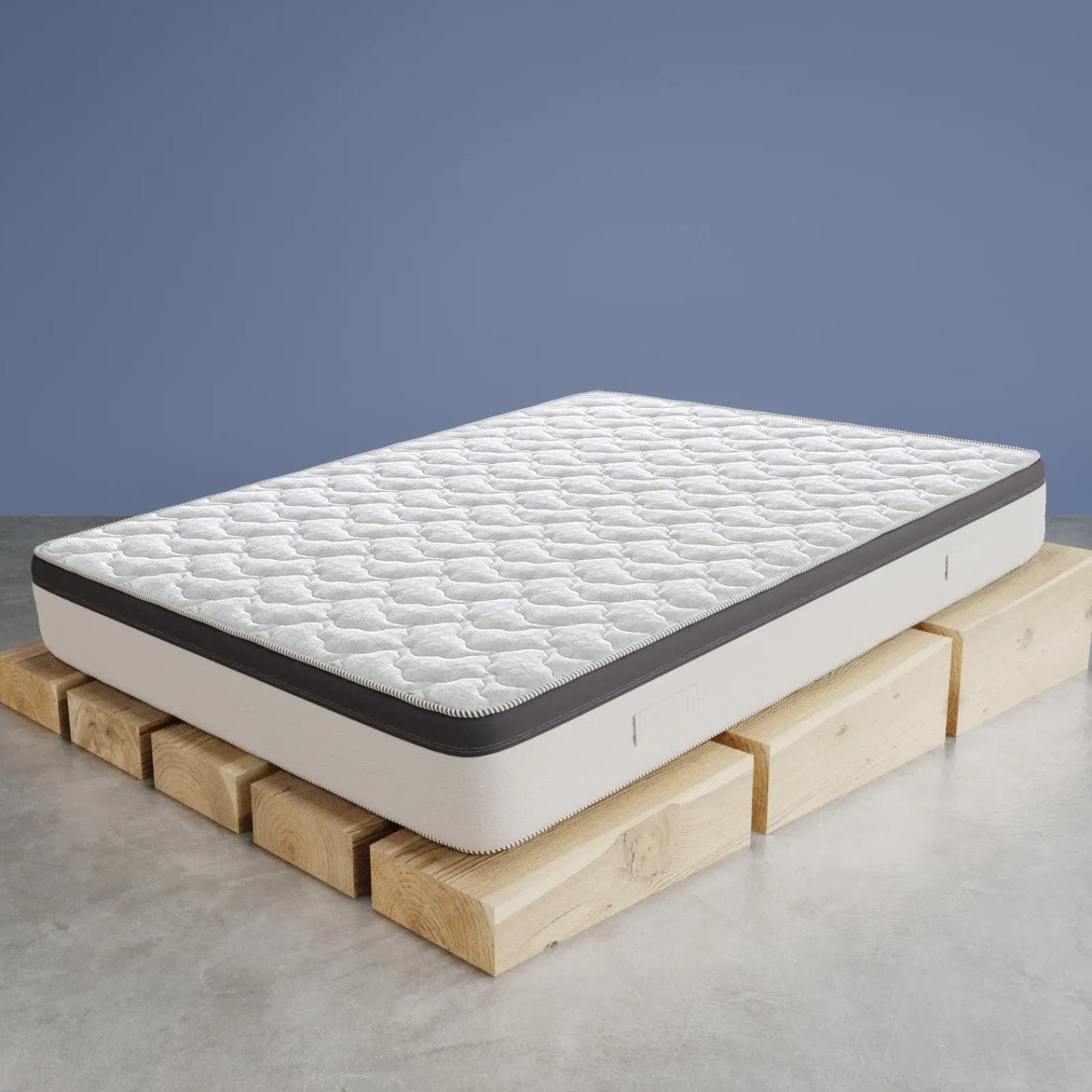 Garnero Arredamenti Materassi A Molle|Materassi A Molle-Materasso 160x190cm matrimoniale memory con molle Premium