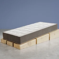 Garnero Arredamenti Materassi A Molle|Materassi A Molle-Materasso 80x190cm singolo memory traspirabile imbottito Perla