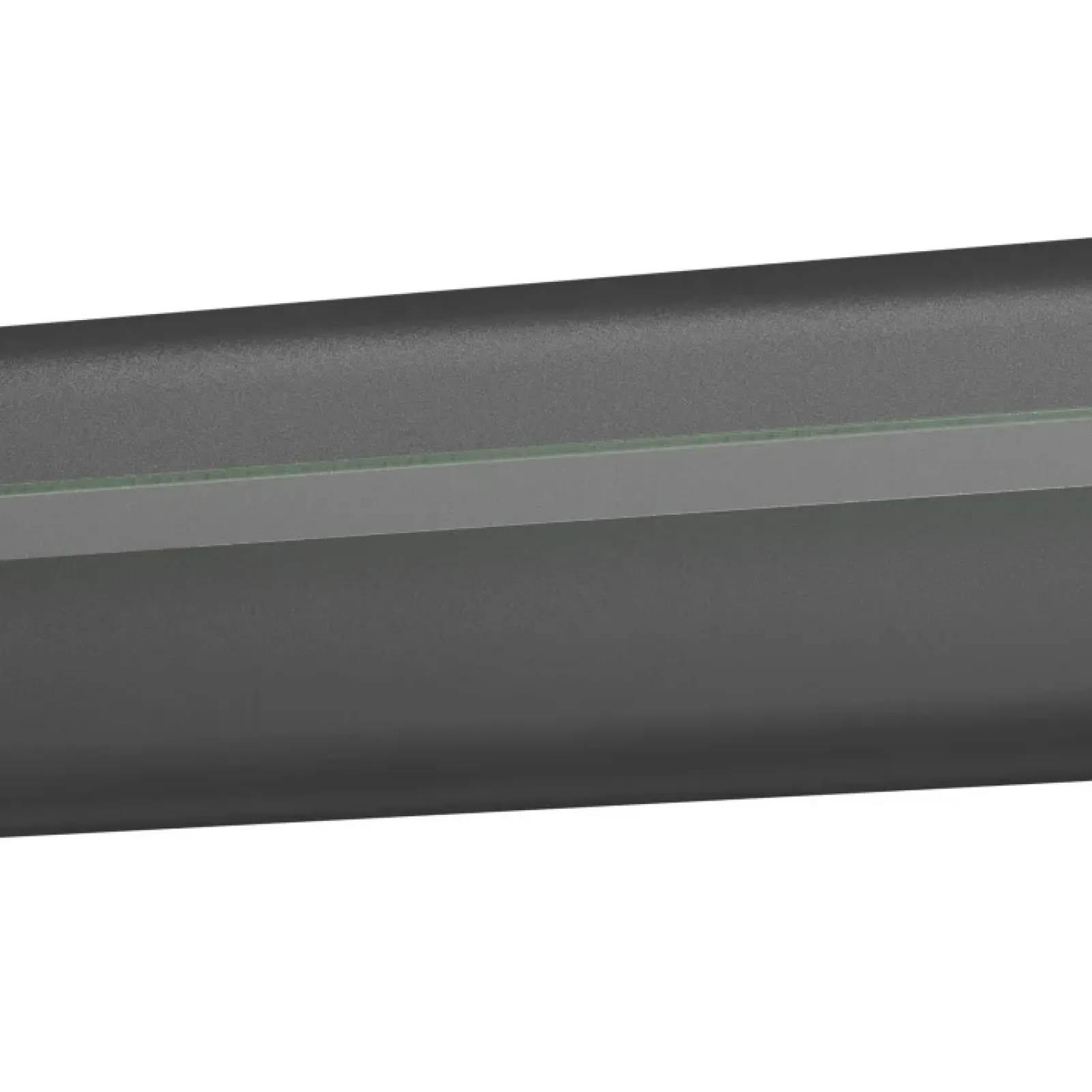 Garnero Arredamenti Mensole E Pensili-Mensola 120x22h cm da parete antracite lucido acciaio cromato Gordon