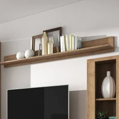 Garnero Arredamenti Mensole E Pensili-Mensola 180x20h cm da parete Paloma 2 Rovere