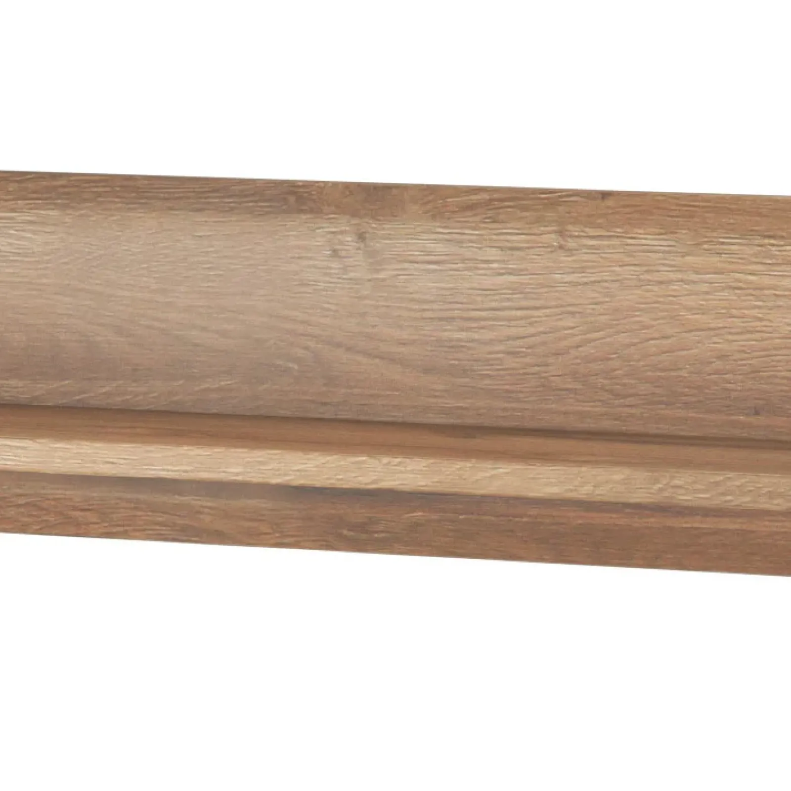 Garnero Arredamenti Mensole E Pensili-Mensola 160x22h cm moderna da parete soggiorno nero Maiorca Rovere