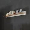 Garnero Arredamenti Mensole E Pensili-Mensola 143x17h cm soggiorno bianco frassinato rovere Lars