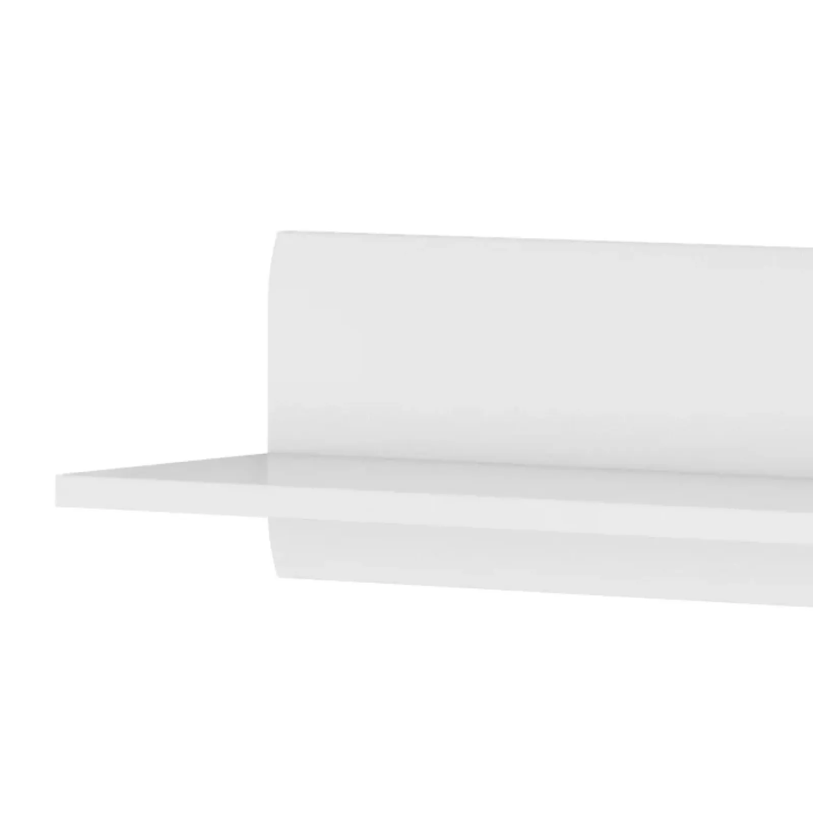 Garnero Arredamenti Mensole E Pensili-Mensola 160x22h cm soggiorno moderna bianco opaco e lucido Maiorca Bianco Lucido