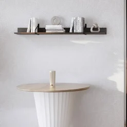 Garnero Arredamenti Mensole E Pensili-Mensola 155x19h cm wengè Blackwood