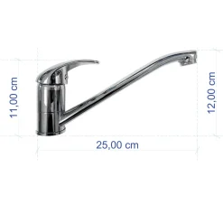 Garnero Arredamenti Elettrodomestici-Miscelatore per lavello cucina acciaio Mixology