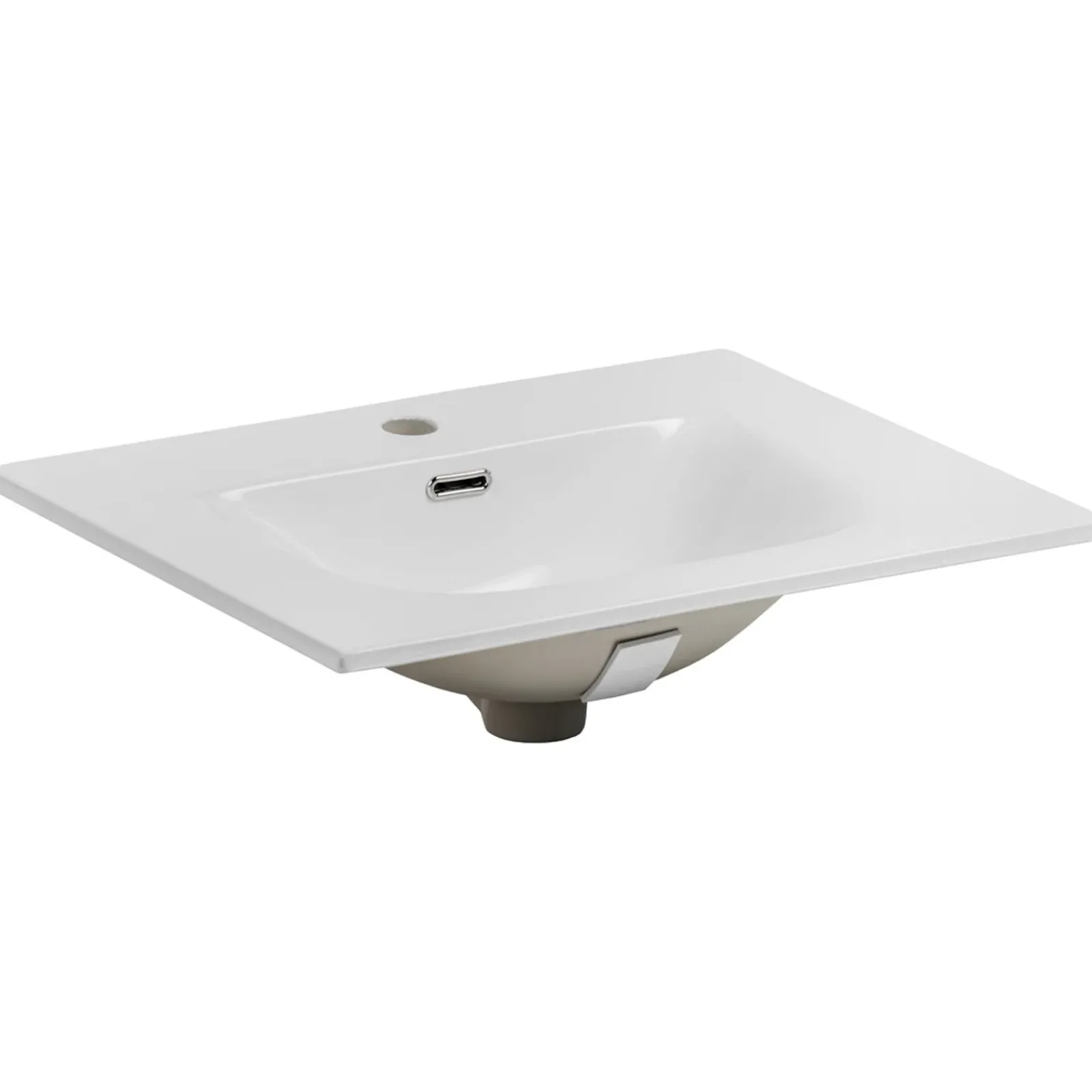 Garnero Arredamenti Mobile Bagno Sospeso-Mobile bagno sospeso cannettato 80cm con lavabo rovere Pretty