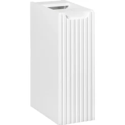 Garnero Arredamenti Mobile Bagno Sospeso-Mobile bagno sospeso cannettato 80cm bianco rovere Cleany