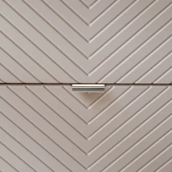 Garnero Arredamenti Mobile Bagno Sospeso-Mobile bagno sospeso 160cm 4 cassetti e portabiancheria beige cashmere Neutry