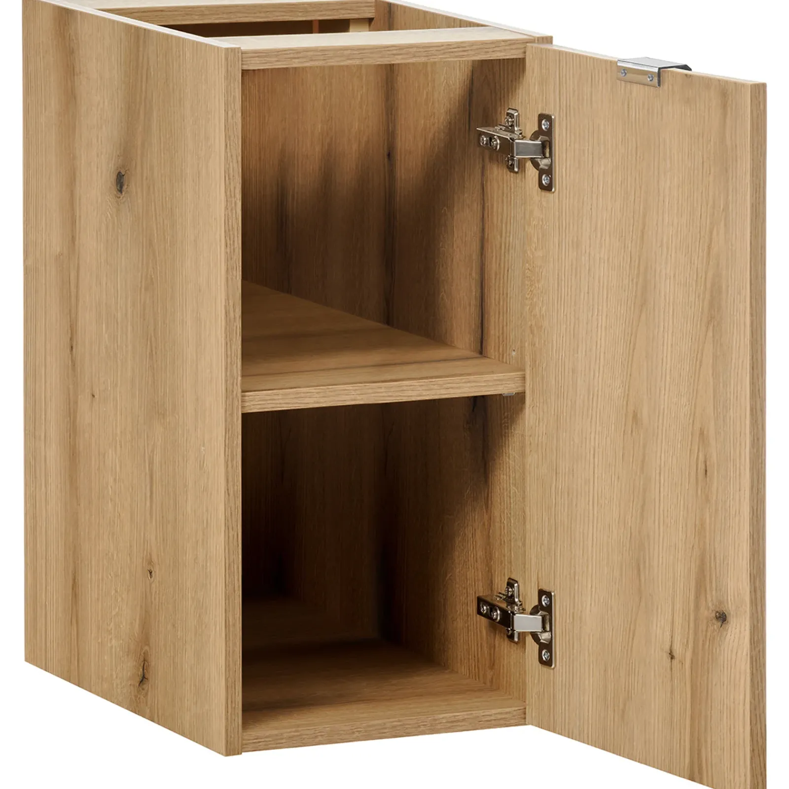 Garnero Arredamenti Mobile Bagno Sospeso-Mobile bagno sospeso 90cm 2 cassetti 1 anta Rovery Rovere