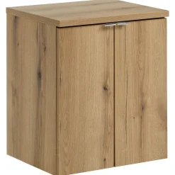 Garnero Arredamenti Mobile Bagno Sospeso-Mobile bagno sospeso 50cm 2 ante Rovery Rovere