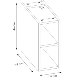 Garnero Arredamenti Mobile Bagno Sospeso-Mobile bagno sospeso 140cm 2 cassettoni e 2 cassetti attrezzati e 2 vani grigio quercia Serif Grigio - Quercia