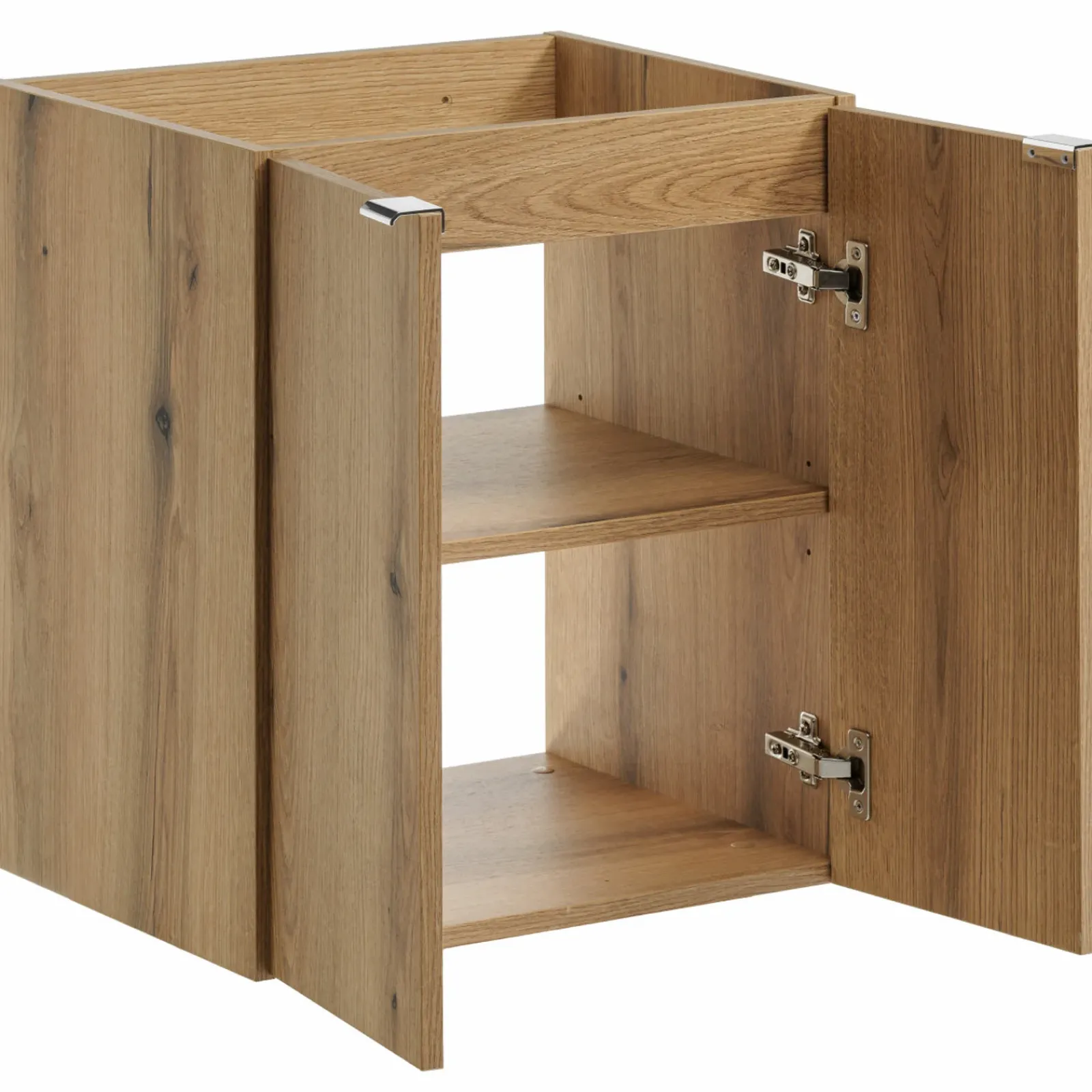 Garnero Arredamenti Mobile Bagno Sospeso-Mobile bagno sospeso 50cm 2 ante con lavabo rovere Rovery