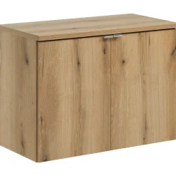 Garnero Arredamenti Mobile Bagno Sospeso-Mobile bagno sospeso 80cm 2 ante Rovery Rovere