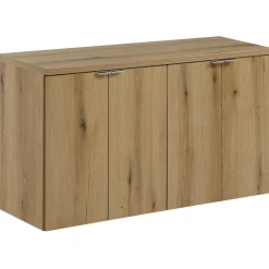 Garnero Arredamenti Mobile Bagno Sospeso-Mobile bagno sospeso 100cm 4 ante Rovery Rovere