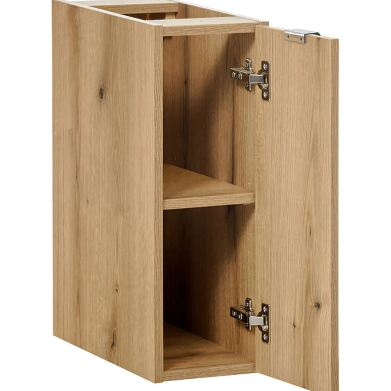 Garnero Arredamenti Mobile Bagno Sospeso-Mobile bagno sospeso 140cm cannettato 4 cassetti beige rovere Cleany Beige - Rovere