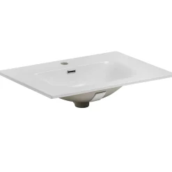 Garnero Arredamenti Mobile Bagno Sospeso-Mobile bagno sospeso 80cm cannettato con lavabo 1 cassettone Autentic Rosa