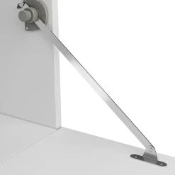 Garnero Arredamenti Mobile Bagno Sospeso-Mobile bagno sospeso 60cm con lavabo, specchio e colonne bianco lucido Teresa