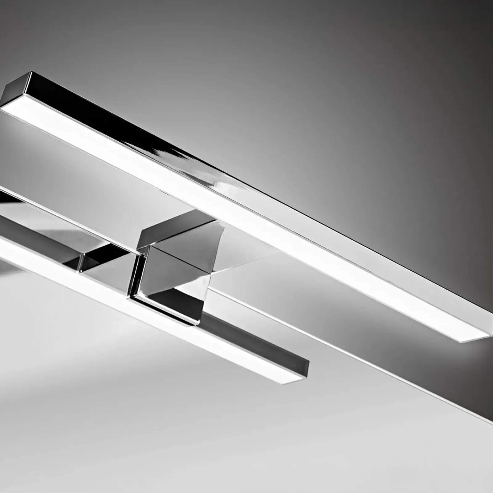 Garnero Arredamenti Mobile Bagno Sospeso-Mobile bagno sospeso 140cm cannettato con 2 lavabi, colonna e specchio bianco quercia Autentic