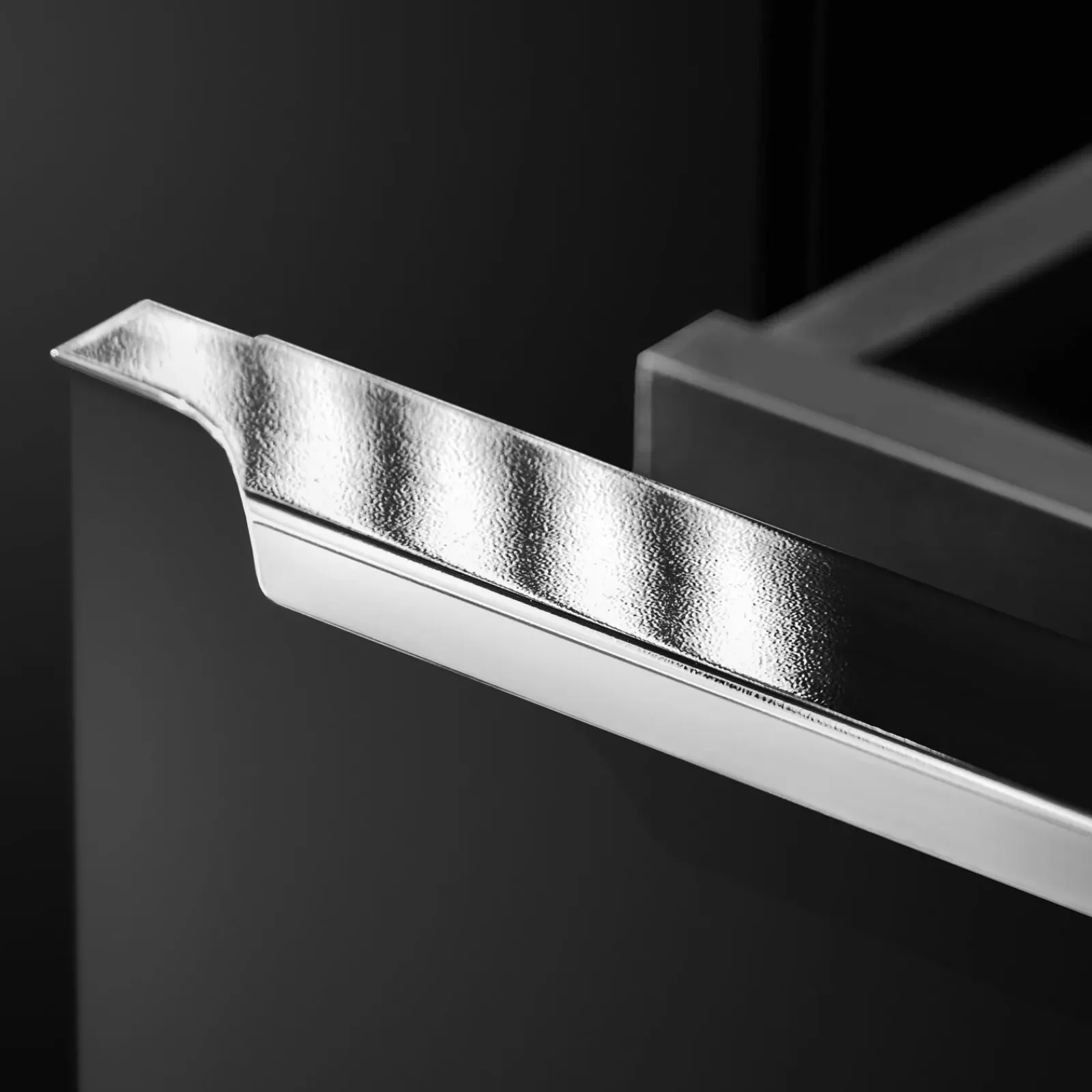 Garnero Arredamenti Mobile Bagno Sospeso-Mobile bagno sospeso 120cm con 2 lavabi, specchio e colonna nero Serif