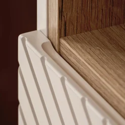 Garnero Arredamenti Mobile Bagno Sospeso-Mobile bagno sospeso 60cm con colonna beige cashmere Neutry