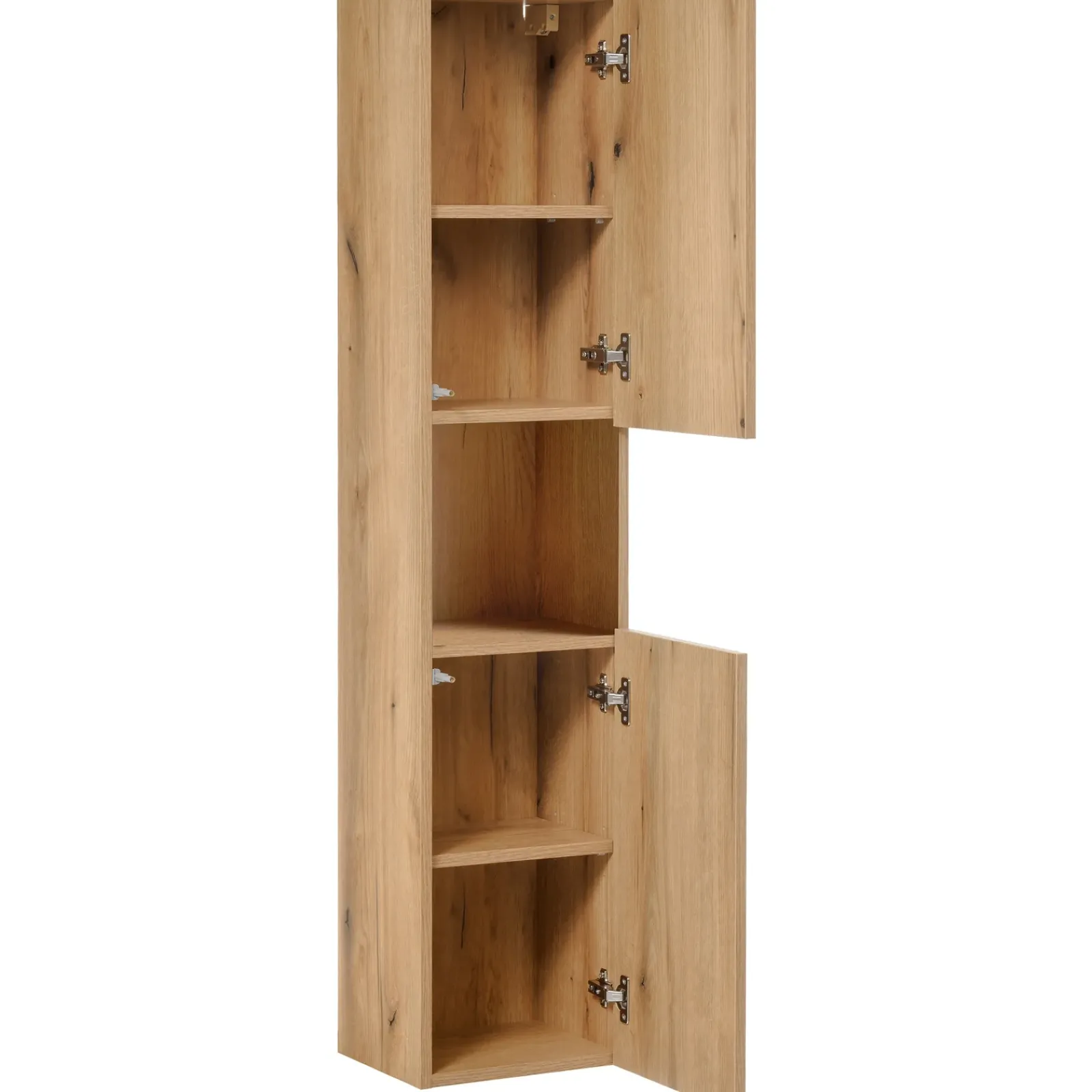 Garnero Arredamenti Mobile Bagno Sospeso-Mobile bagno sospeso 60cm con colonna rovere Rovery