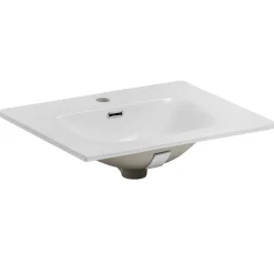 Garnero Arredamenti Mobile Bagno Sospeso-Mobile bagno sospeso 60cm cm con lavabo quercia antracite Limpid