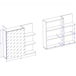 Garnero Arredamenti Mobile Bagno Sospeso-Mobile bagno sospeso 120cm con specchio tortora nero Linda
