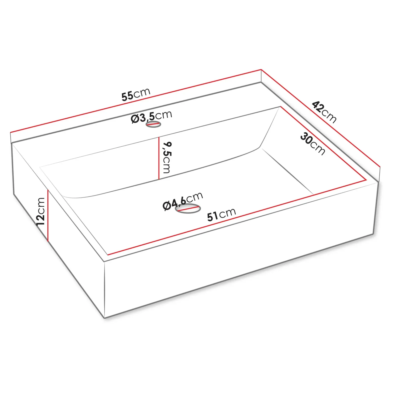 Garnero Arredamenti Mobile Bagno Sospeso-Mobile bagno sospeso 100cm con lavabo e specchio 2 cassetti nero Krom Nero Opaco