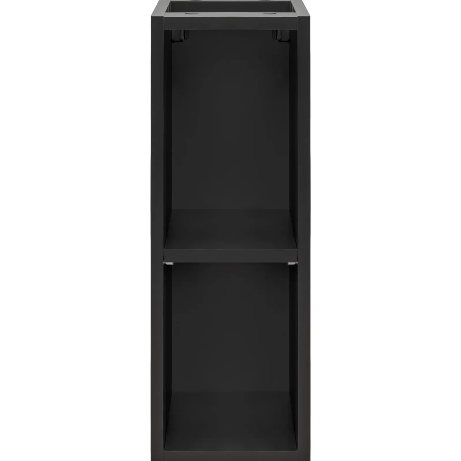 Garnero Arredamenti Mobile Bagno Sospeso-Mobile bagno sospeso 80cm cm 2 cassetti 2 vani quercia antracite Limpid