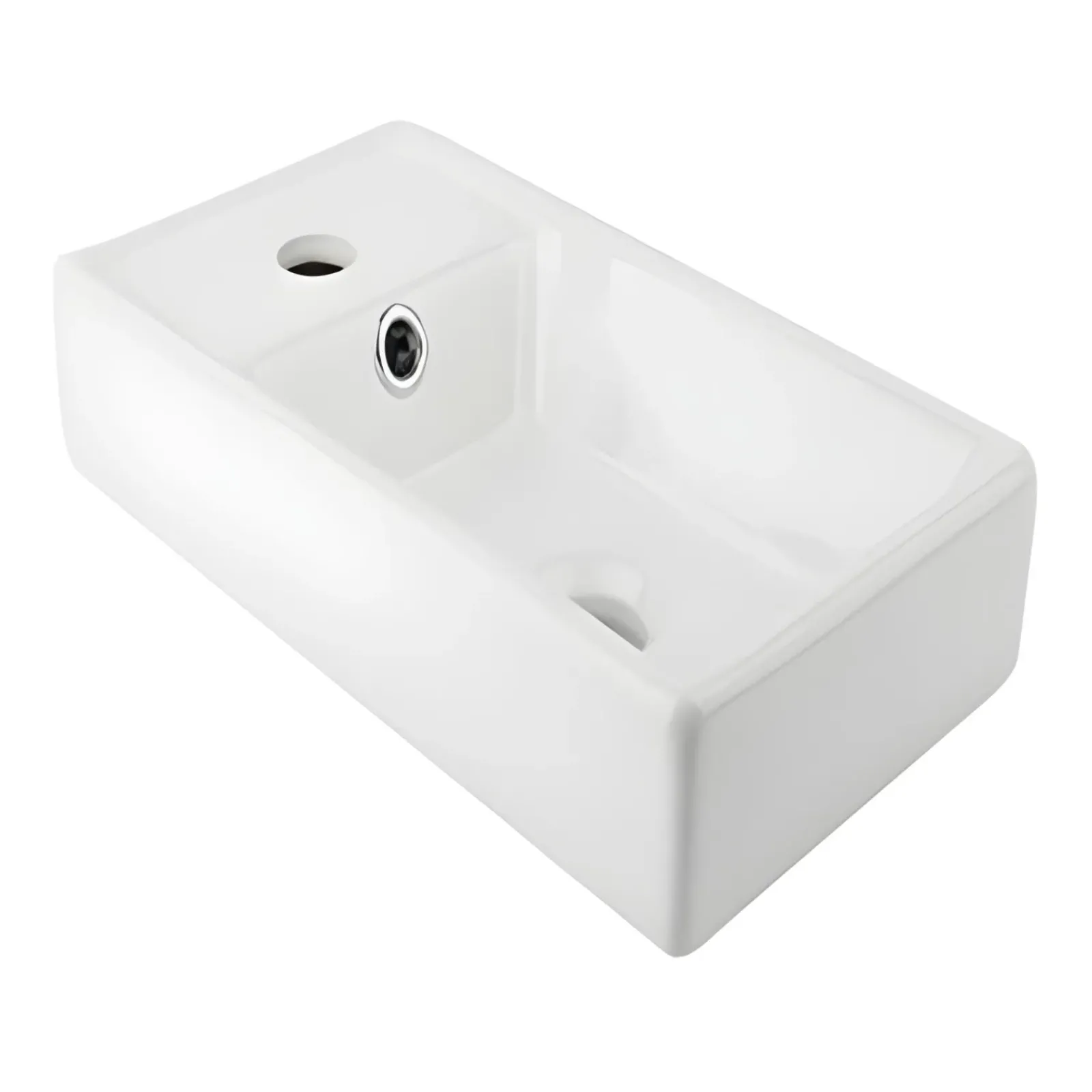 Garnero Arredamenti Mobile Bagno Sospeso-Mobile bagno sospeso 40cm cm con lavabo quercia antracite Limpid