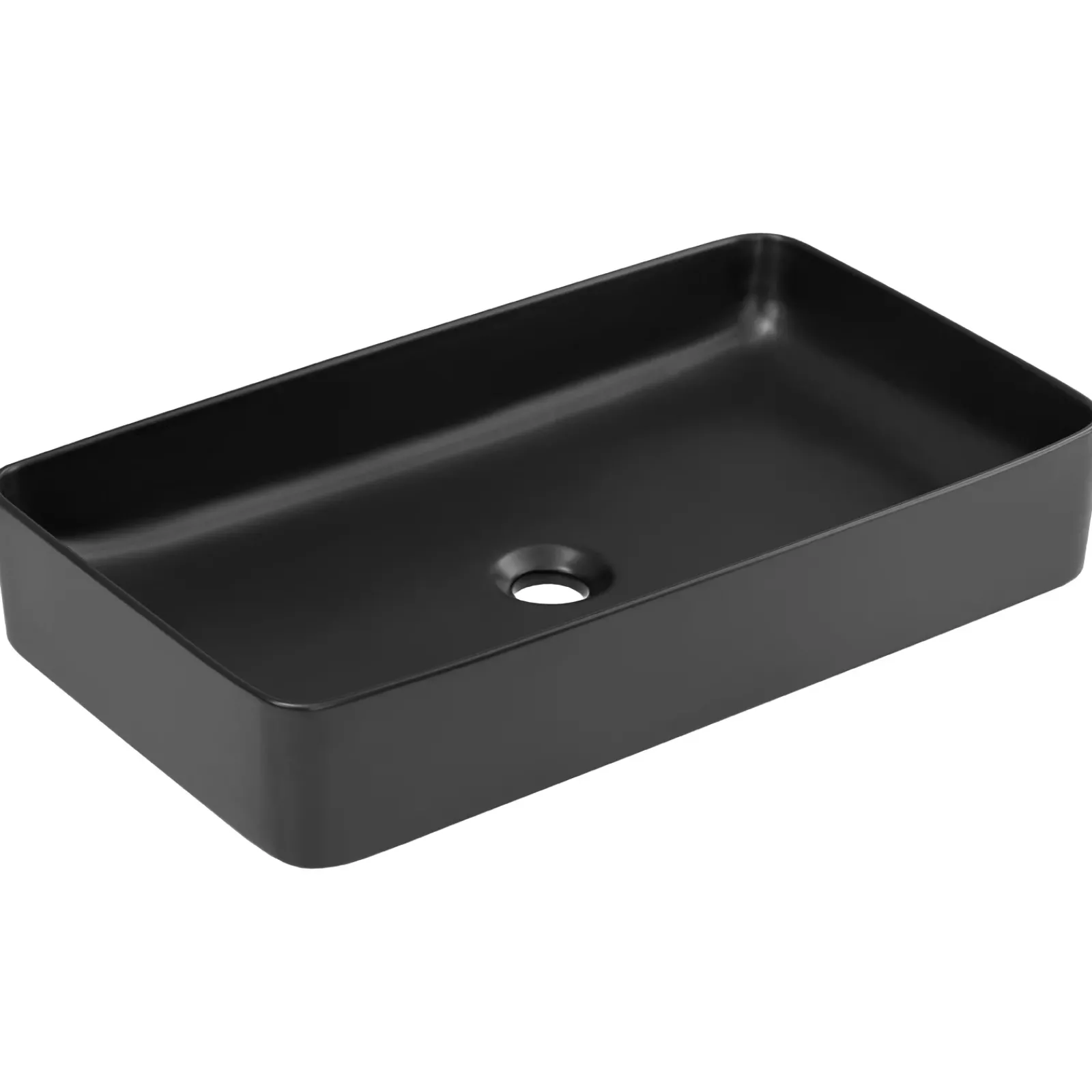 Garnero Arredamenti Mobile Bagno Sospeso-Mobile bagno sospeso 100cm con lavabo, mobile specchio e colonna rovere antracite Veny
