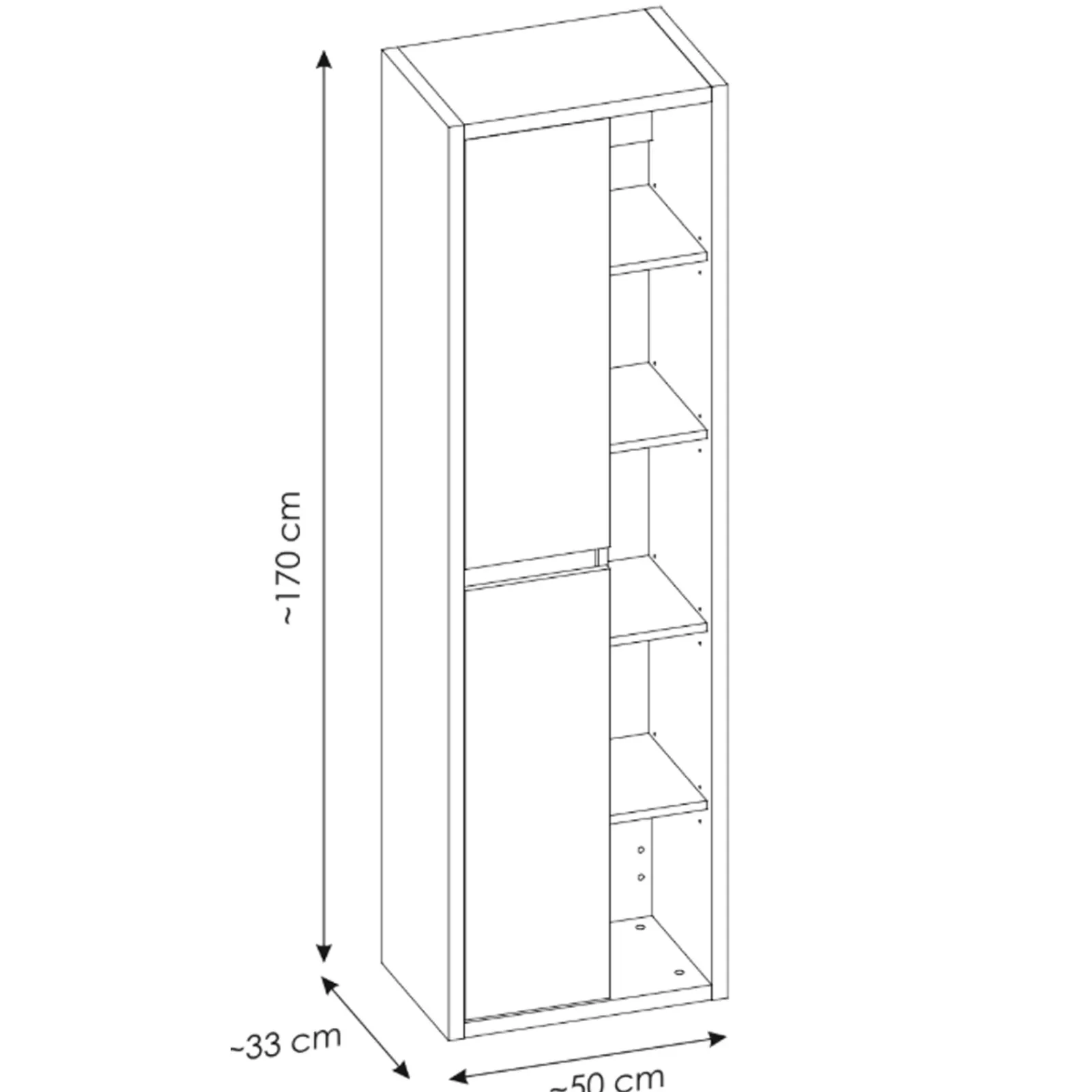 Garnero Arredamenti Mobile Bagno Sospeso-Mobile bagno sospeso 100cm con lavabo, mobile specchio e colonna rovere antracite Veny