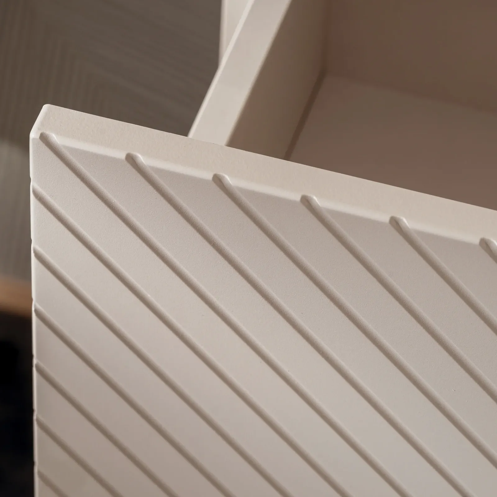 Garnero Arredamenti Mobile Bagno Sospeso-Mobile bagno sospeso 80cm con lavabo 2 cassetti beige cashmere Neutry