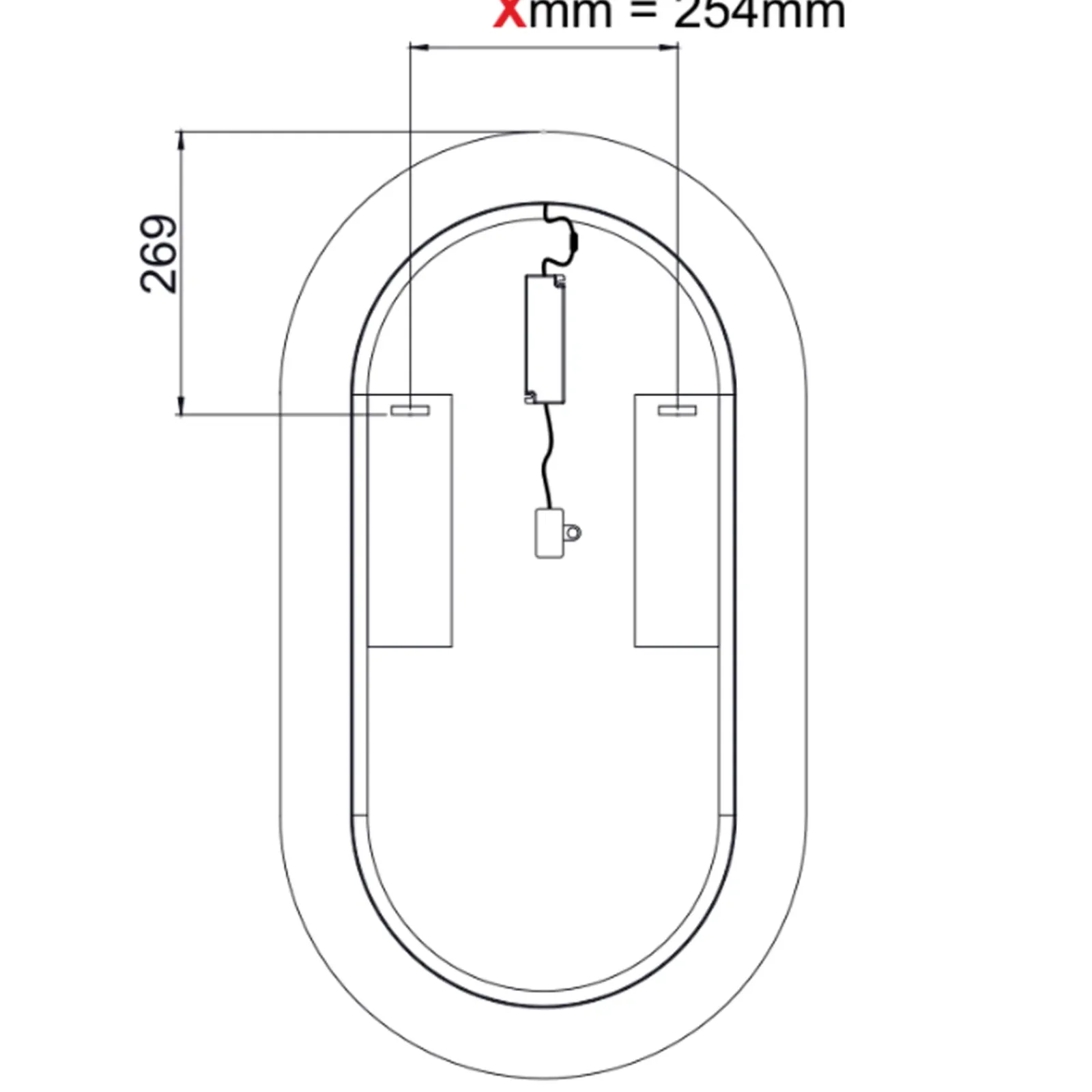 Garnero Arredamenti Mobile Bagno Sospeso-Mobile bagno sospeso 100cm cm con lavabo, specchio, colonna e cubotti quercia antracite Limpid